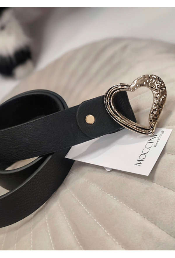 Ζώνη από Τεχνόδερμα με Μεταλλική Αγκράφα 