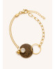 Βραχιόλι Χειροποίητο Circle Brown