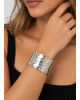 Βραχιόλι Χειροπέδα Σφυρήλατο Silver