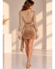 Φόρεμα Mini Velvet Gold