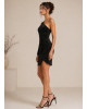Φόρεμα Mini lurex Black