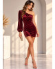 Φόρεμα Mini Velvet Red