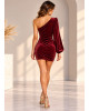 Φόρεμα Mini Velvet Red
