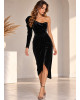 Φόρεμα Midi Velvet Black