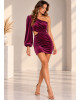 Φόρεμα Mini Velvet Magenta