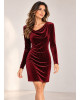 Φόρεμα Mini Velvet Red