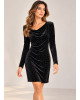 Φόρεμα Mini Velvet Black