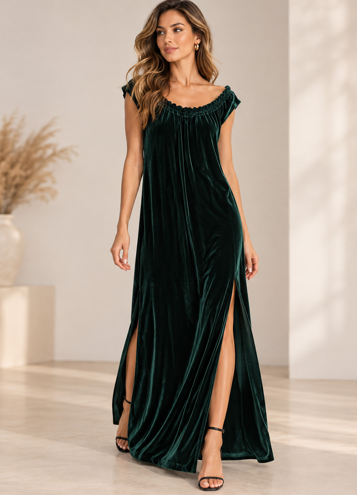 Φόρεμα Velvet  Green