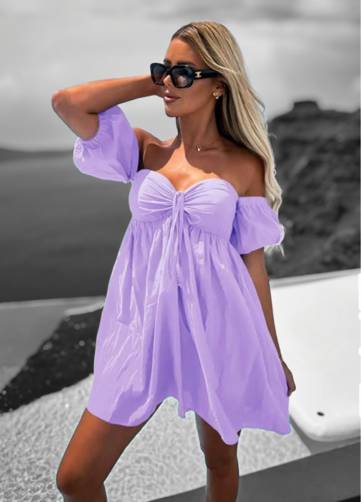 Φόρεμα mini Purple