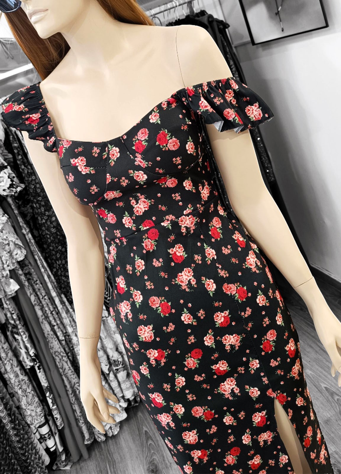 Φόρεμα Midi Floral 