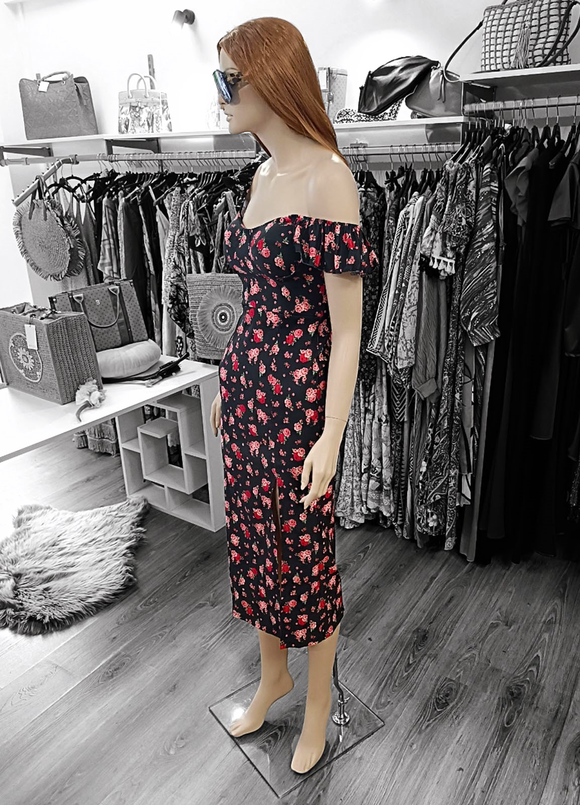 Φόρεμα Midi Floral 