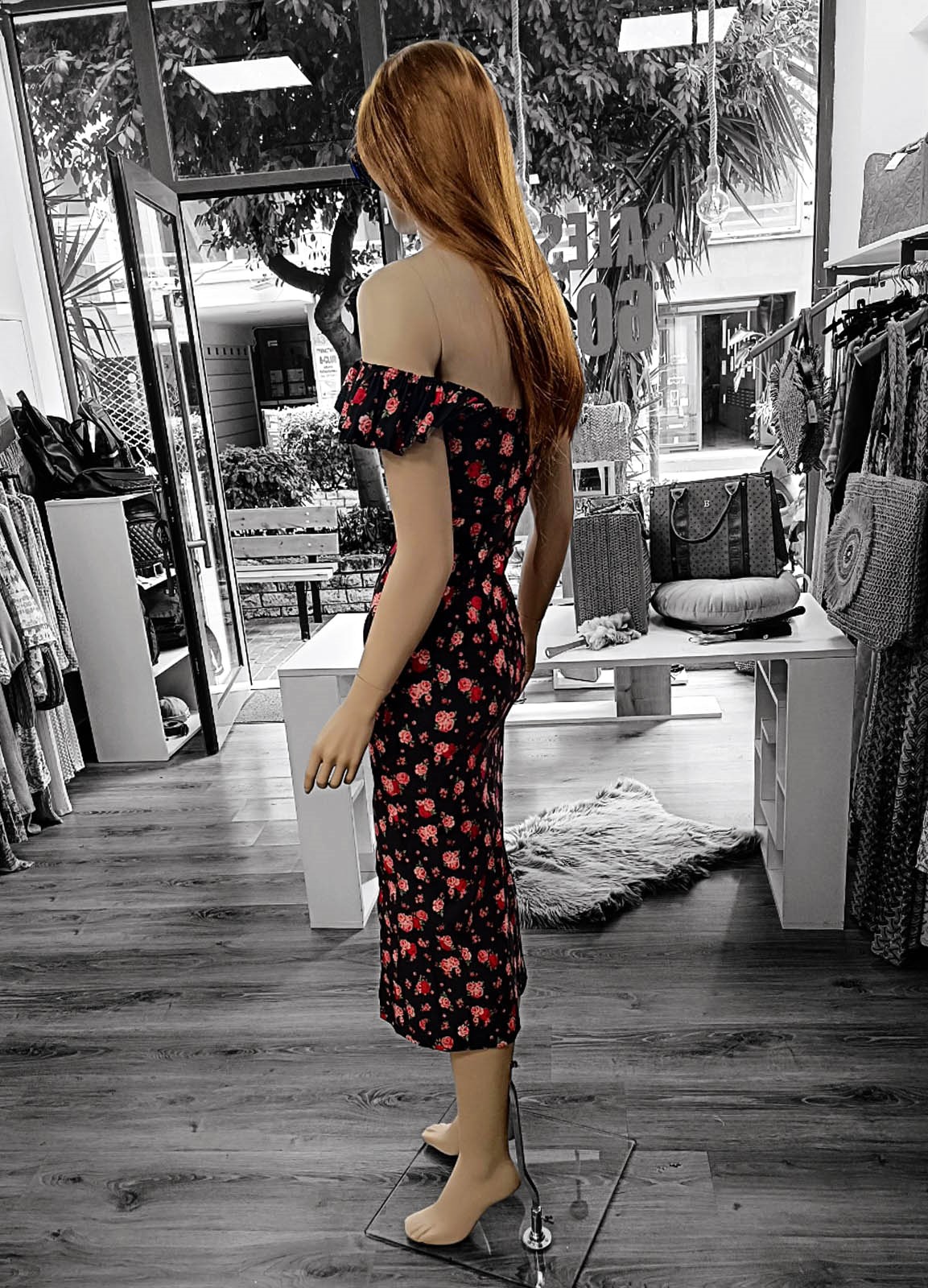 Φόρεμα Midi Floral 