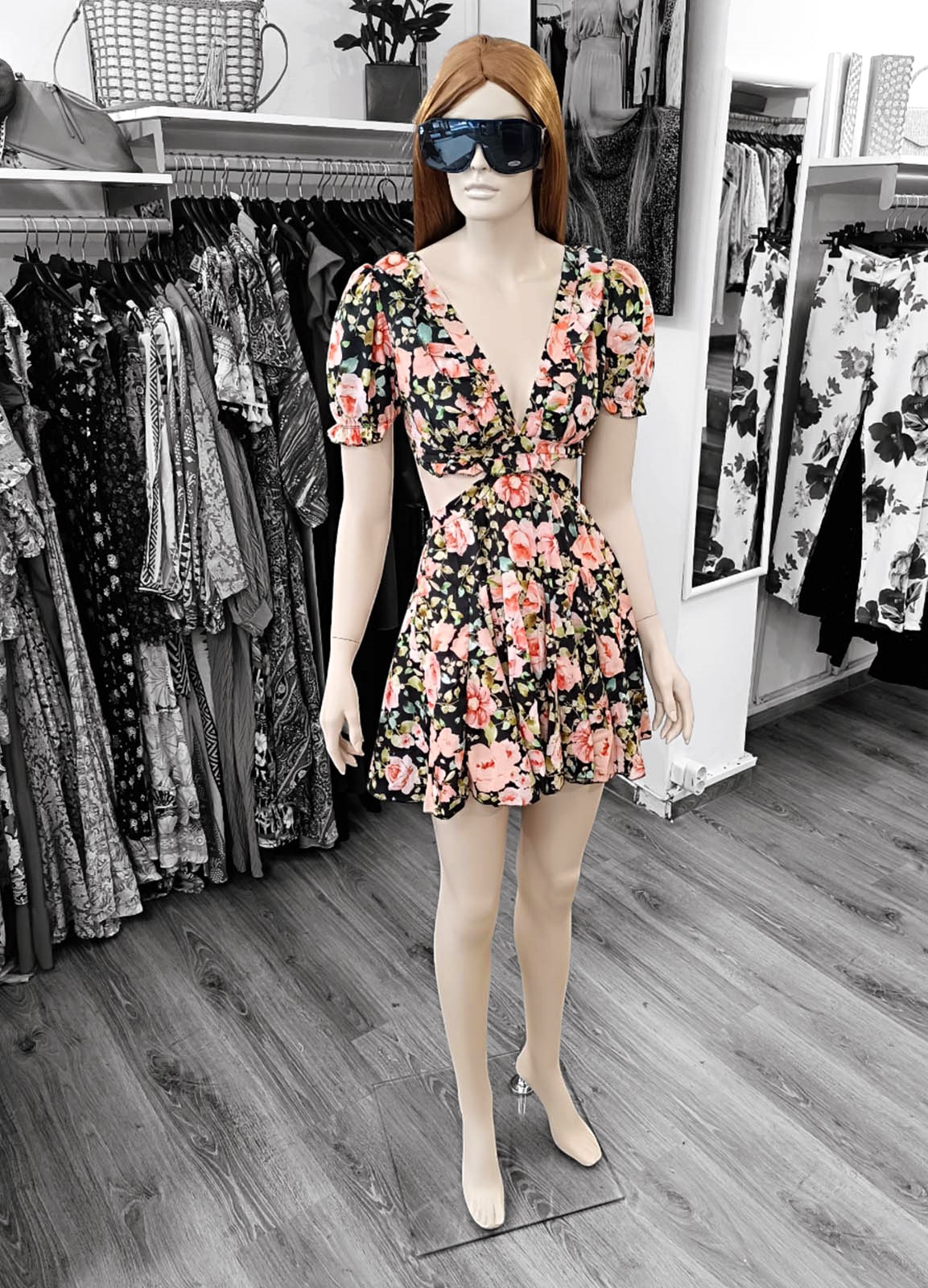 Φόρεμα Mini Floral