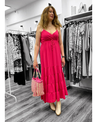 Φόρεμα Μακρύ Fuchsia