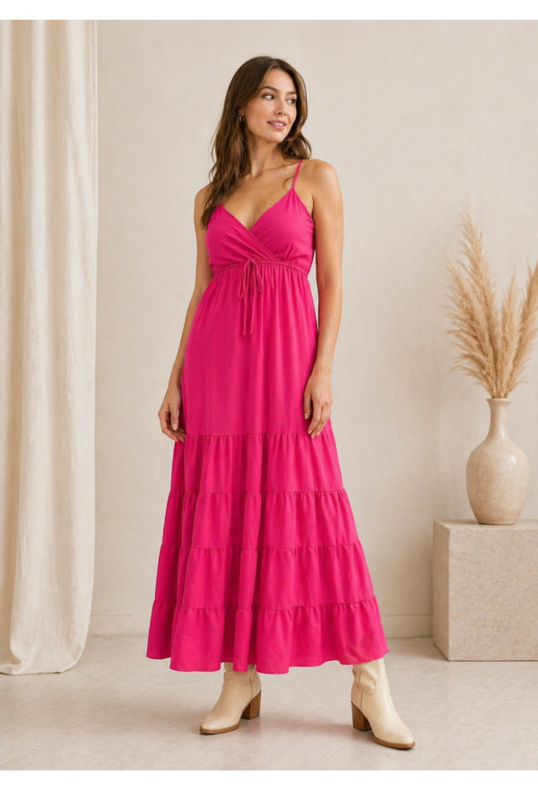 Φόρεμα Μακρύ Fuchsia