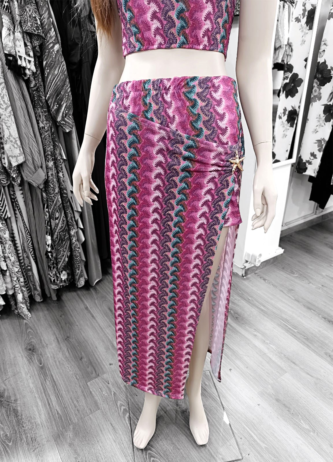 Σετ Μπλούζα & Φούστα Fuchsia