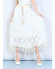 Φούστα Boho White