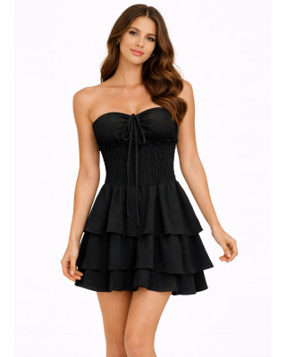 Strapless Mini Φόρεμα Black