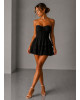 Strapless Mini Φόρεμα Black