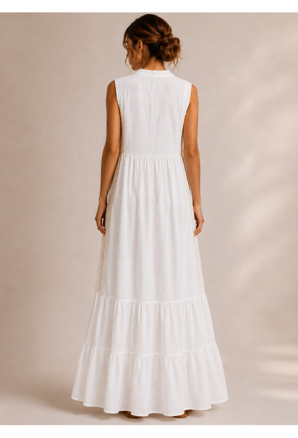 Boho Φόρεμα με Κέντημα 