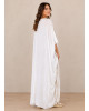 Oversized Maxi Φόρεμα με Χρυσές Παγιέτες & Boho Λεπτομέρειες