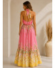 Floral Maxi Φόρεμα Halter με Ανοιχτή Πλάτη 