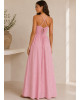 Maxi Φόρεμα με Cups Pink