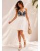 Mini Φόρεμα Boho White