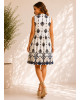 Midi Αμάνικο Φόρεμα Ethnic Print Blue