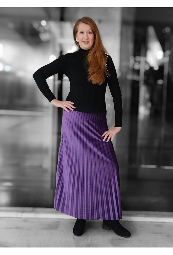 Φούστα Velvet Purple