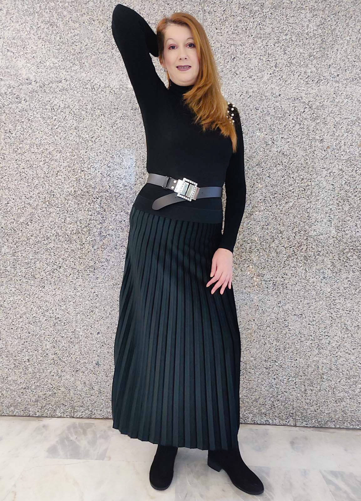Velvet Black Skirt