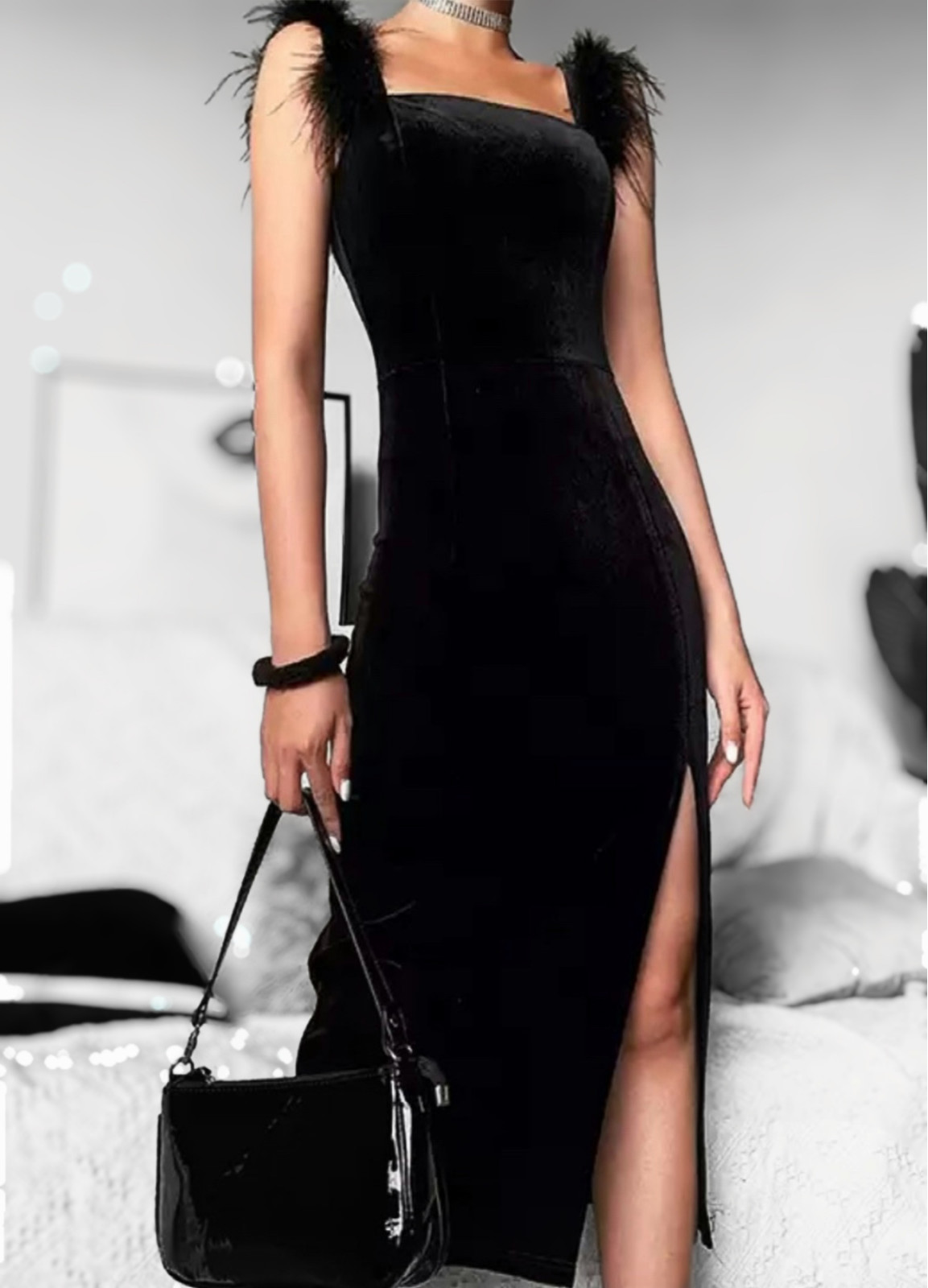 Φόρεμα Velvet Black