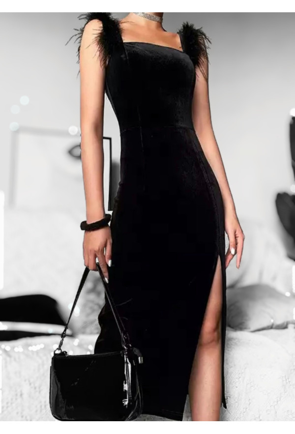 Φόρεμα Velvet Black
