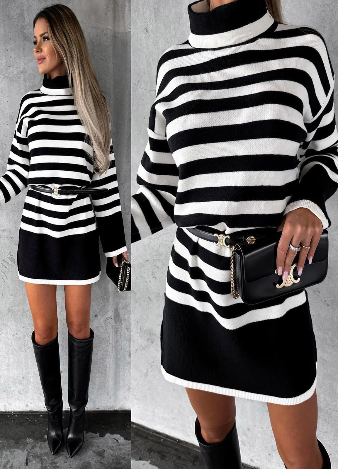 Striped Knitted T-shirt 