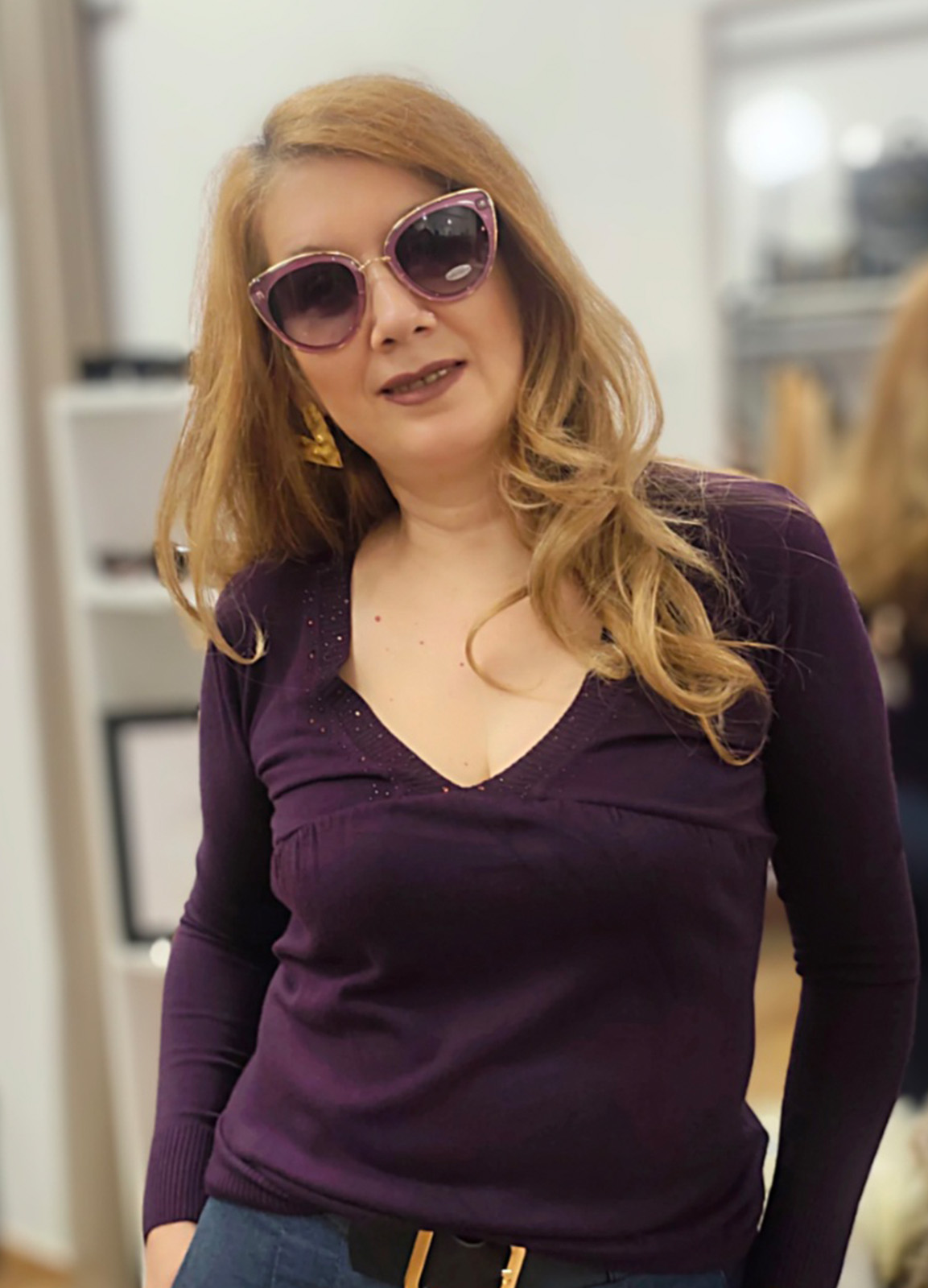 Γυαλί ηλίου Eye Cat Purple