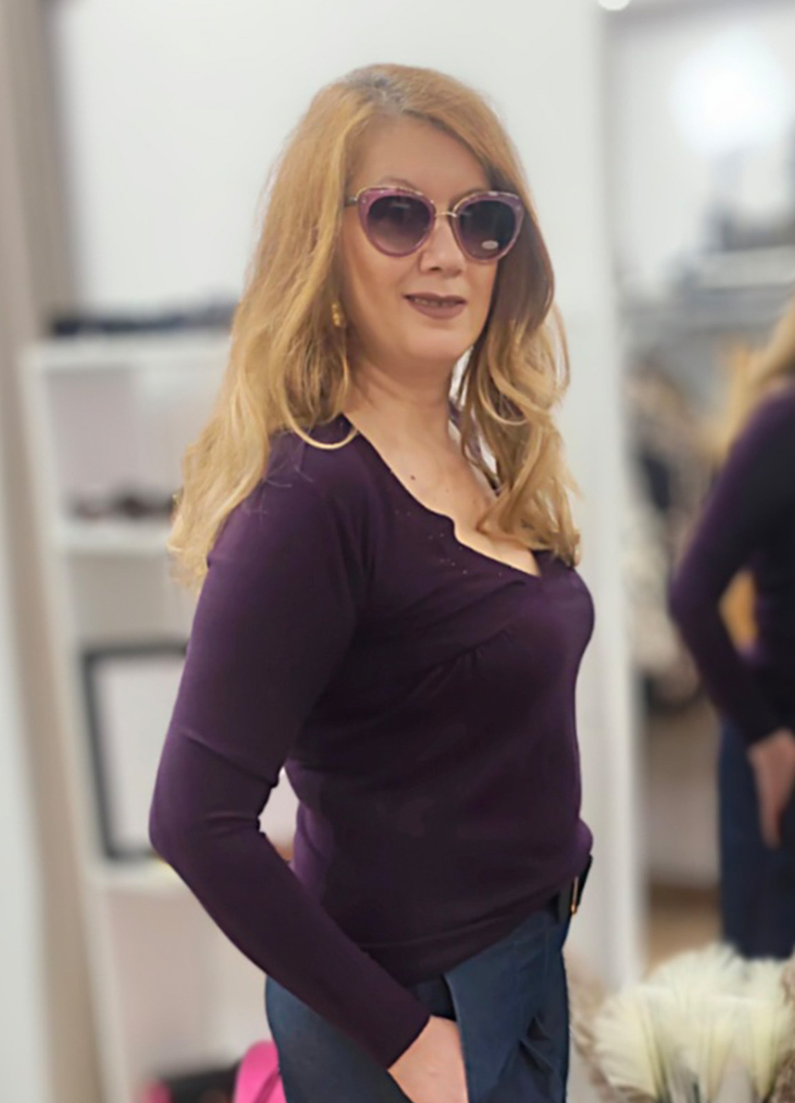 Γυαλί ηλίου Eye Cat Purple