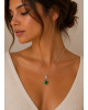 Κολιέ Small Bottle of Heart Green
