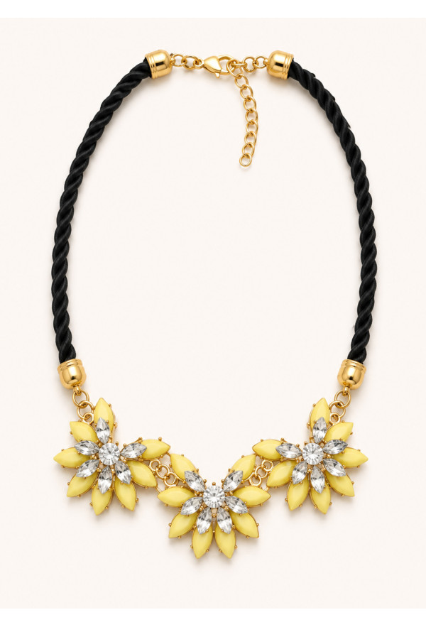 Κολιέ Yellow Flower
