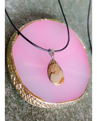 Κολιέ Φυσική Πέτρα Ίασπις