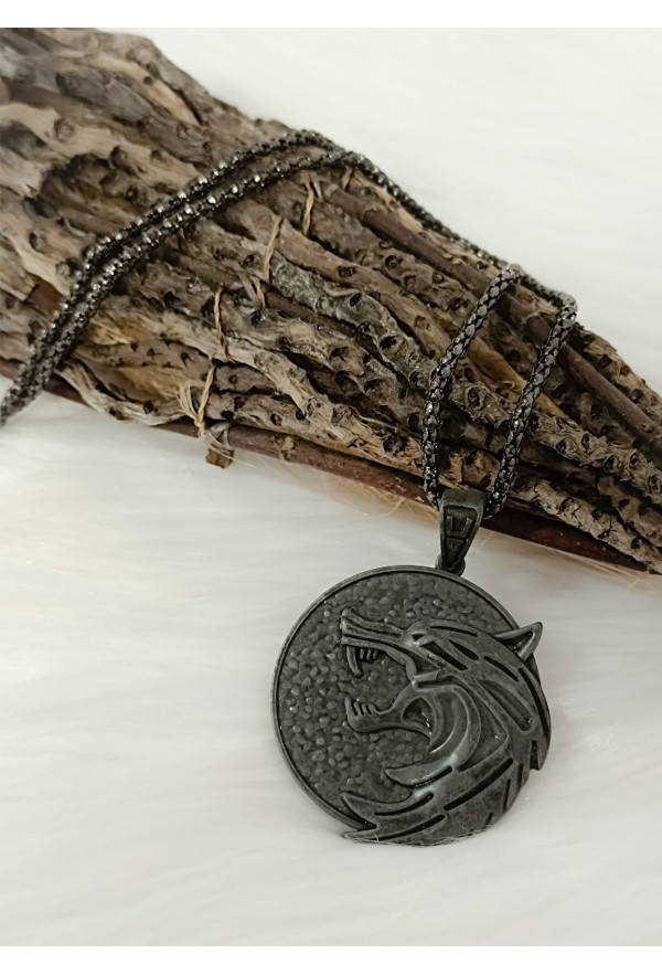 Witcher Wolf Necklace / Pendant