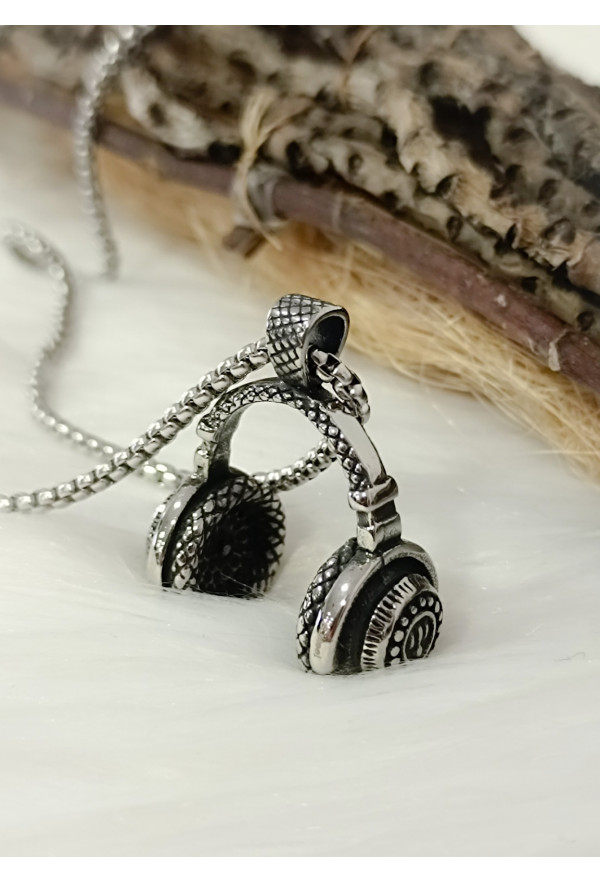 Headphones Necklace/Pendant