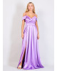 Φόρεμα Maxi Σατέν Purple