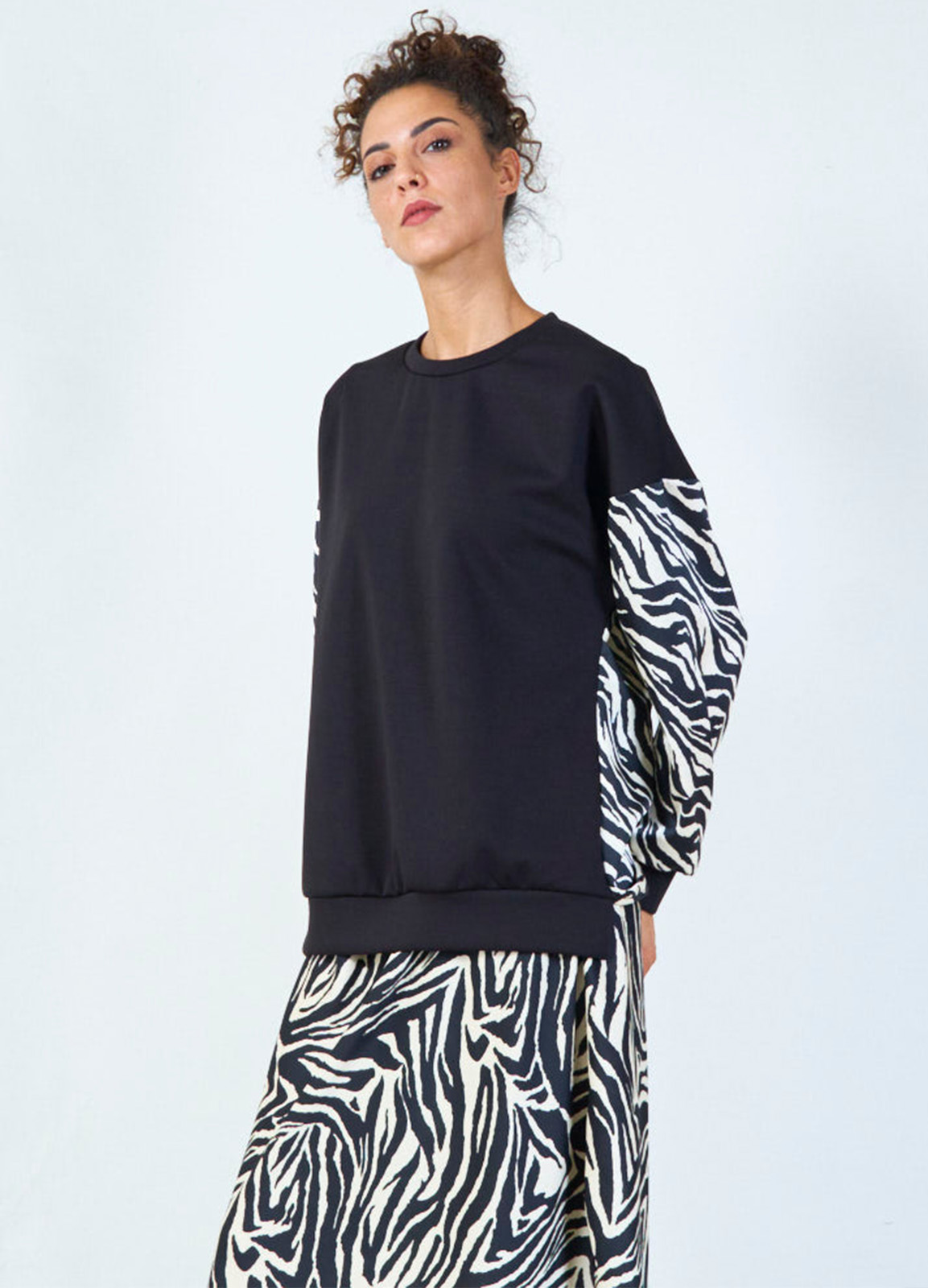 Μπλούζα Animal Print Black