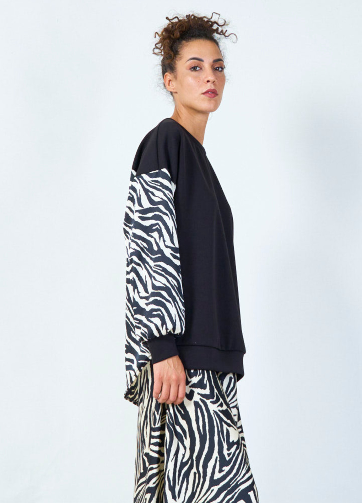 Μπλούζα Animal Print Black