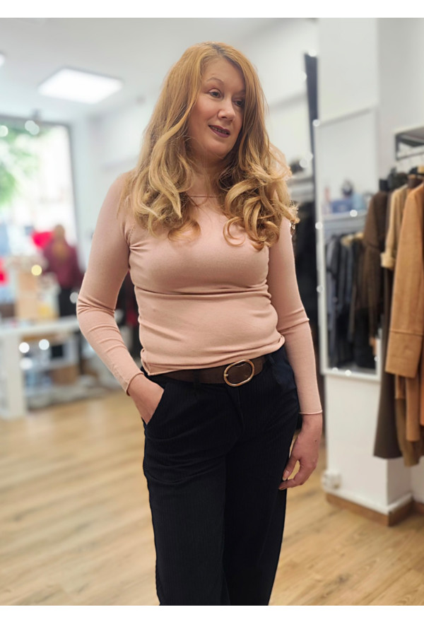 Μπλούζα Πλεκτή Μακρυμάνικη Pink