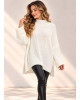Μακρύ Πλεκτό Ζιβάγκο Oversized με Φαρδιά Μανίκια 