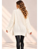 Μακρύ Πλεκτό Ζιβάγκο Oversized με Φαρδιά Μανίκια 