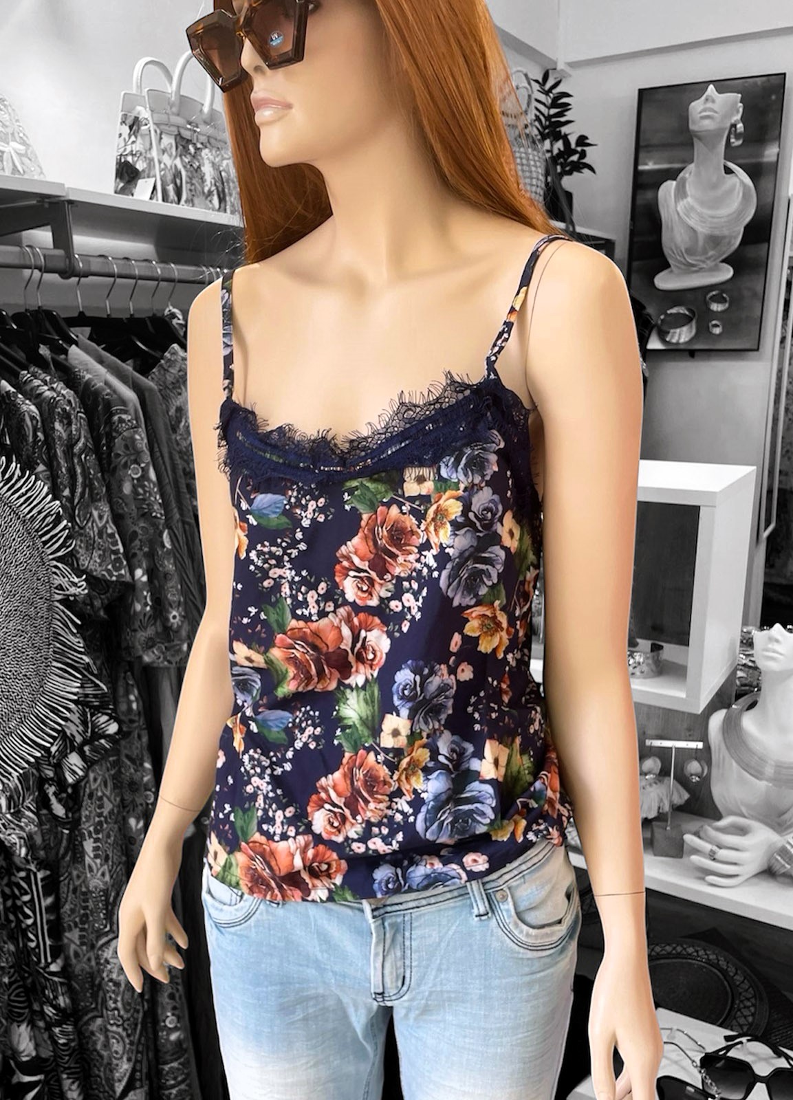 Μπλούζα Floral Blue