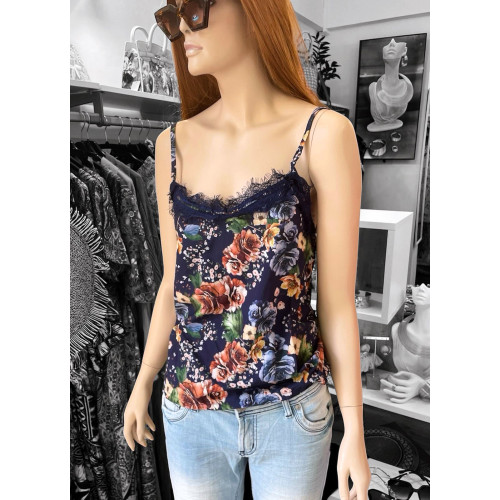 Μπλούζα Floral Blue