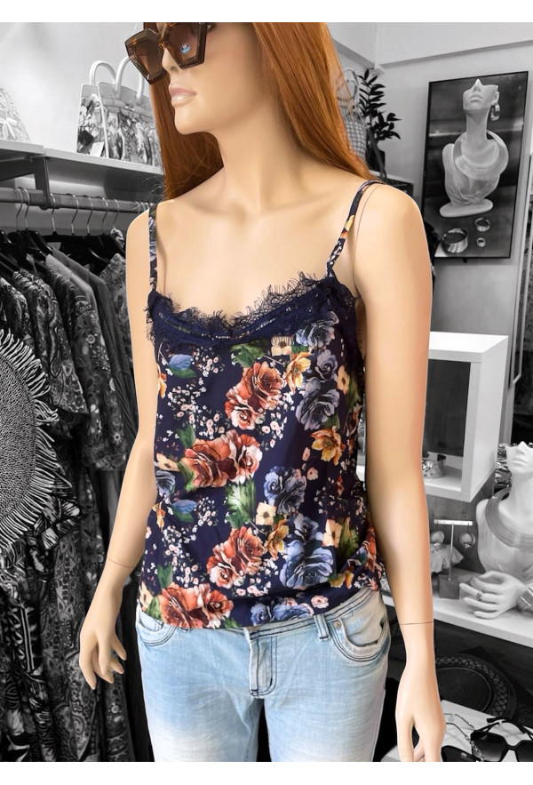 Μπλούζα Floral Blue